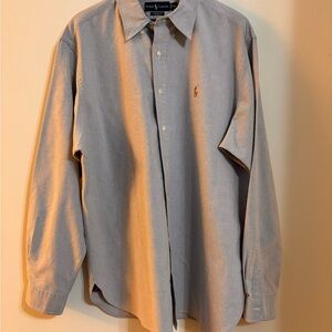 Ralph Lauren Men's Beige Button Down Shirt